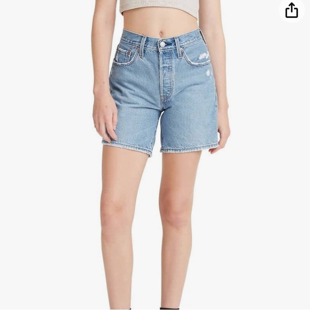 Levi's Women's 501 Mid Thigh Shorts